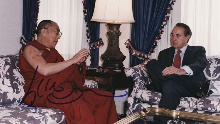 Seine Heiligkeit der Dalai Lama Senator Bob Dole - 1997