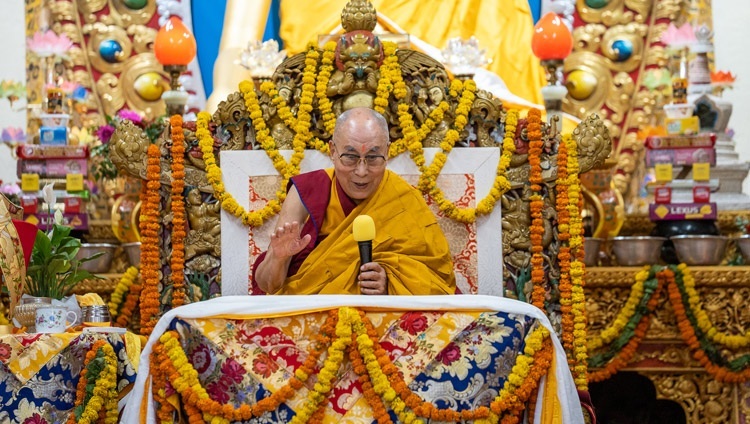 Langlebenszeremonie für Seine Heiligkeit den Dalai Lama von der Sakya-Tradition des tibetischen Buddhismus in Dharamsala, HP, Indien am 25. Mai 2022. Foto: Tenzin Choejor
