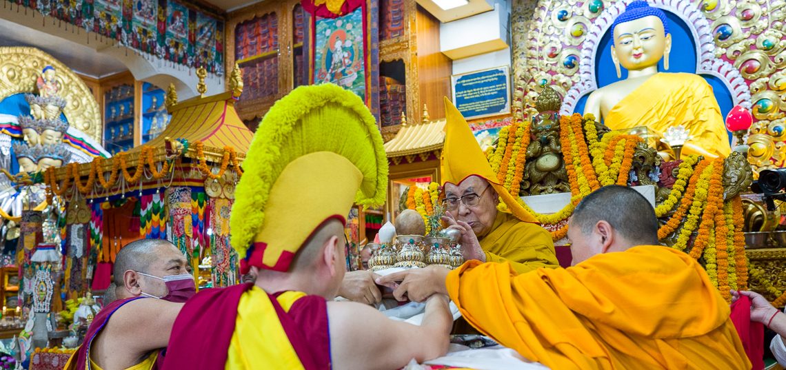 Langlebensgebet Chushi Gangdruk Himalaya Buddhists