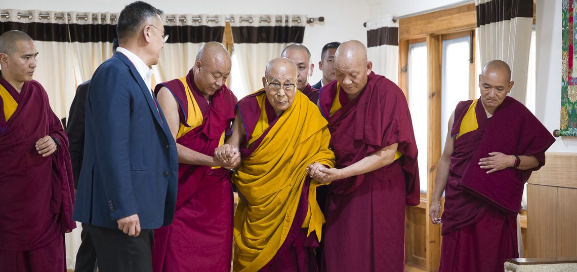 Empfang in Leh, Ladakh