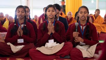 Erlaubnis des Manjushri-Zyklus der Lehren