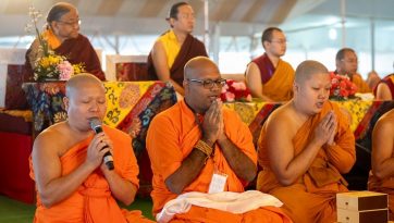 Unterweisungen in Bodhgaya – erster Tag