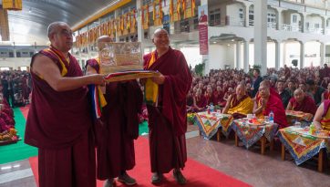 Ganden Ngamchö Feierlichkeiten im Kloster Drepung