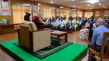 Treffen mit Unternehmern und Führungskräften aus Indien, Vietnam und Russland